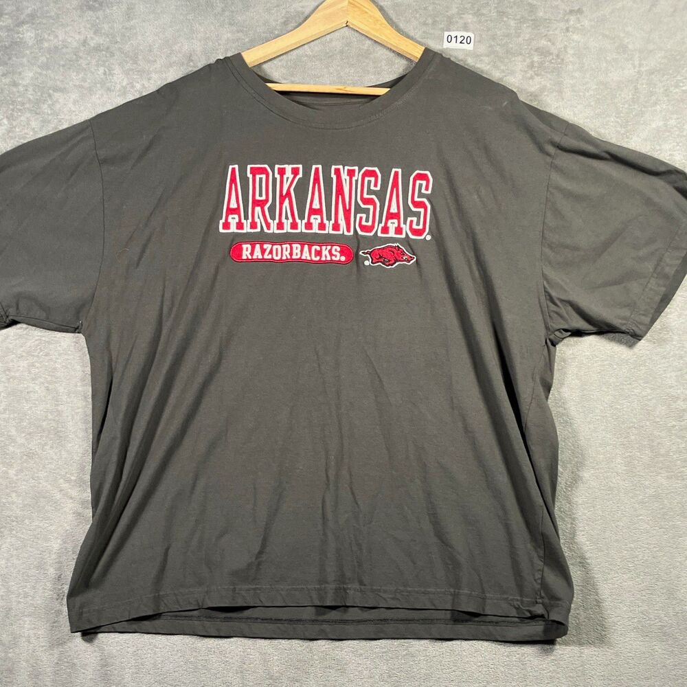 Pro Edge Arkansas Razorbacks NCAA Mens Shirt T-Shirt Gray Size 3XL